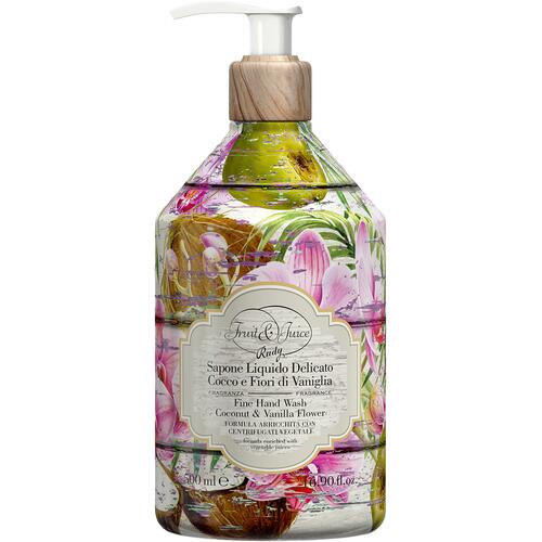 Fruit & Juice Rudy Profumi Coconut & Vanilla Flüssige Handseife mit warmen, gourmandigen Duft