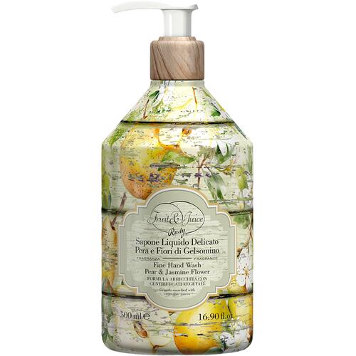 Fruit & Juice Rudy Profumi Pear & Jasmine Flower Flüssige Handseife mit fruchtig-frischen Duft