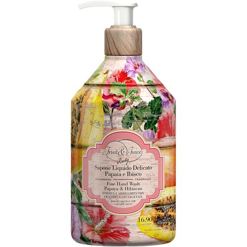 Fruit & Juice Rudy Profumi Papaya & Hibiscus Flüssige Handseife mit fruchtigem Duft