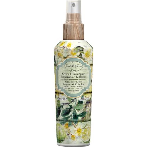 Fruit & Juice Rudy Profumi Bergamot & White Tea Körperlotion Spray mit zitrisch-frischem Bergamotte-Duft