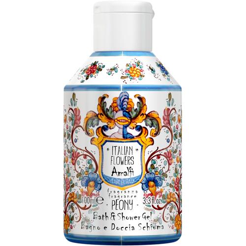 Bade- und Duschgels Rudy Profumi Amalfi Peony 100 ml Bade- und Duschschaum mit blumiger Duftnote