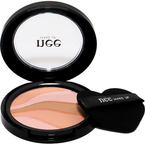  nee Photoshop Light Powder Trio‑Kompaktpuder