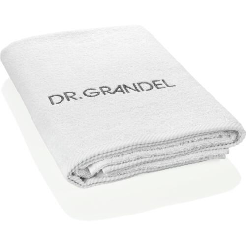 Allgemein Dr. Grandel Weißes Duschtuch Weißes Duschtuch mit DR. GRANDEL Logo