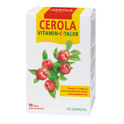 Vitamins & Bioflavonoids Dr. Grandel Cerola Vitamin-C-Taler 96 pcs Vitamin C 